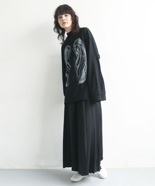 HATRA.ハトラ.Hak Pleats Pants [black]