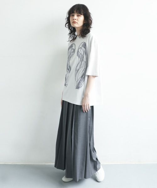 HATRA.ハトラ.Hak Pleats Pants [grey]