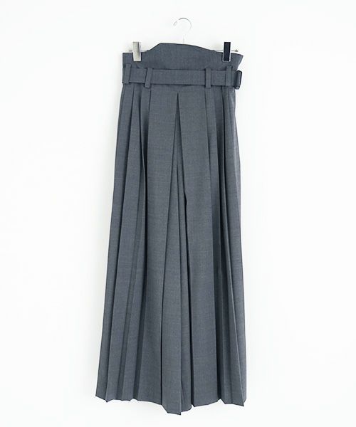 HATRA.ハトラ.Hak Pleats Pants [grey]