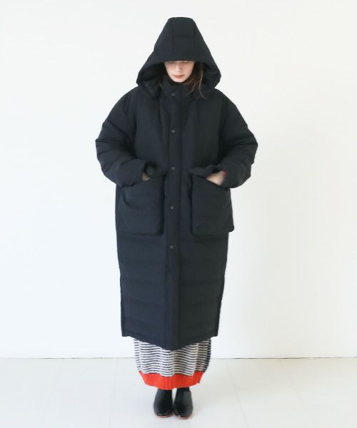 HENRIK VIBSKOV.ヘンリックヴィブスコフ.LONG DOWN COAT [Caviar]