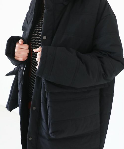 HENRIK VIBSKOV.ヘンリックヴィブスコフ.LONG DOWN COAT [Caviar]