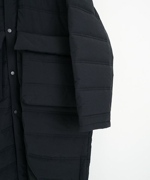 HENRIK VIBSKOV.ヘンリックヴィブスコフ.LONG DOWN COAT [Caviar]