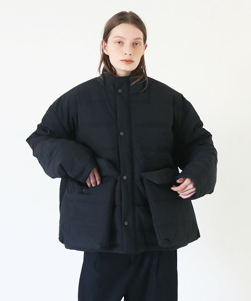 HENRIK VIBSKOV ヘンリックヴィブスコフ SHORT DOWN JACKET [Caviar]
