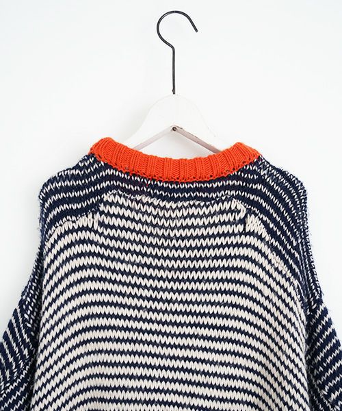 HENRIK VIBSKOV.ヘンリックヴィブスコフ.TOMATO KNIT DRESS [Navy Red Beige]