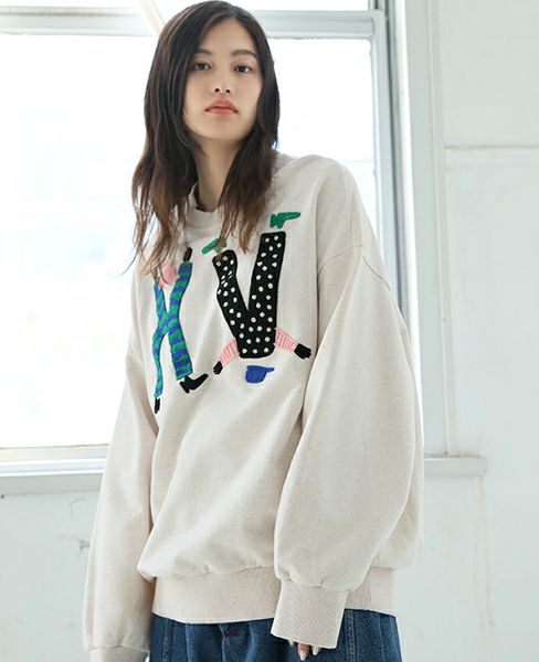 HENRIK VIBSKOV.HV CHARACTERS SWEAT[WHITE]_