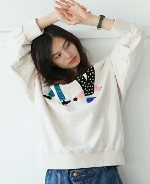 HENRIK VIBSKOV.HV CHARACTERS SWEAT[WHITE]_