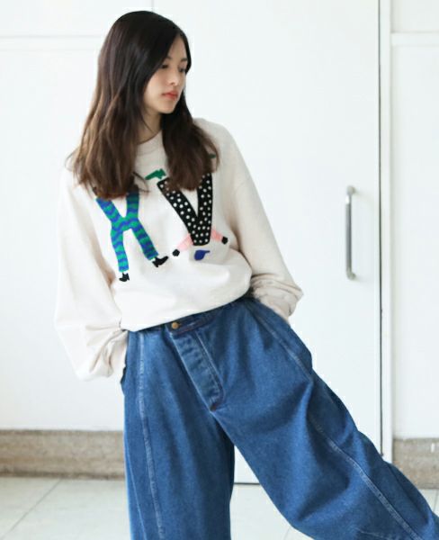 HENRIK VIBSKOV.HV CHARACTERS SWEAT[WHITE]_