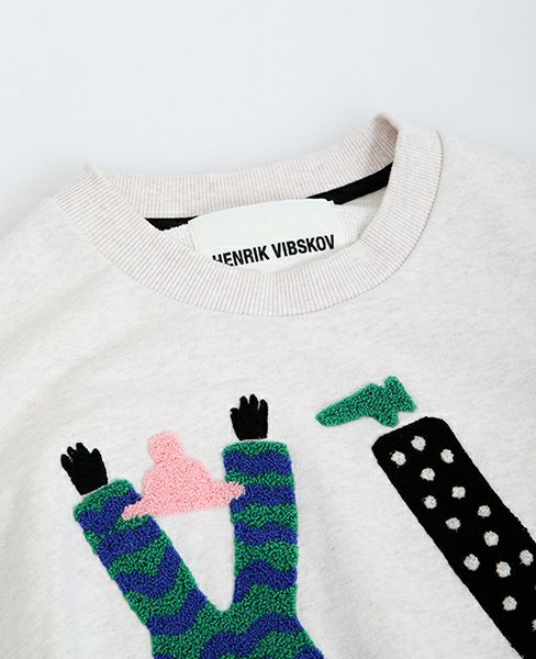 HENRIK VIBSKOV.HV CHARACTERS SWEAT[WHITE]_