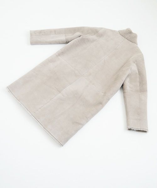 KristenseN DU NORD  ｸﾘｽﾃﾝｾﾝ ﾄﾞｩ ﾉﾙﾄ MOUTON COAT [221-12434/F-301 02 chalk] KristenseN DU NORD店舗 KristenseN DU NORD通販 KristenseN DU NORD公式