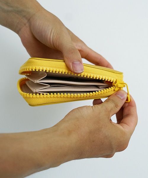 macromauro マクロマウロ.Kip Wallet R [yellow]_