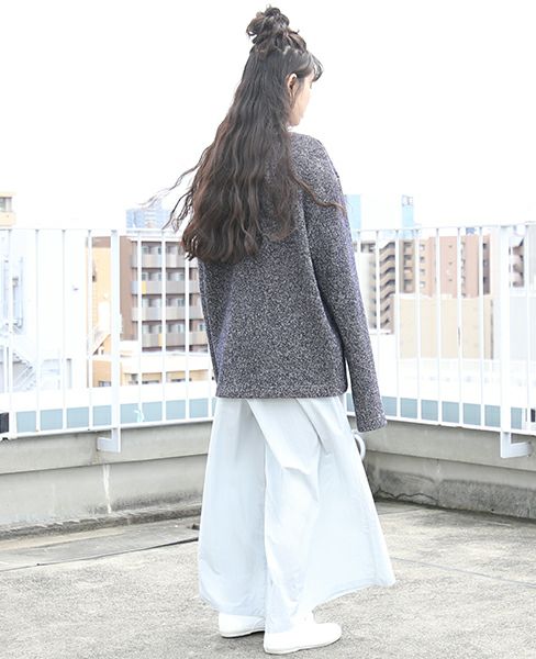 hatra ハトラ.HIGHNECK PULLOVER[NAVY]_