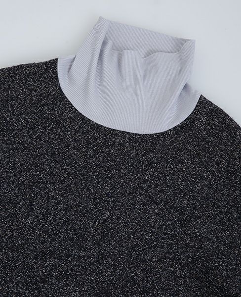 hatra ハトラ.HIGHNECK PULLOVER[NAVY]_