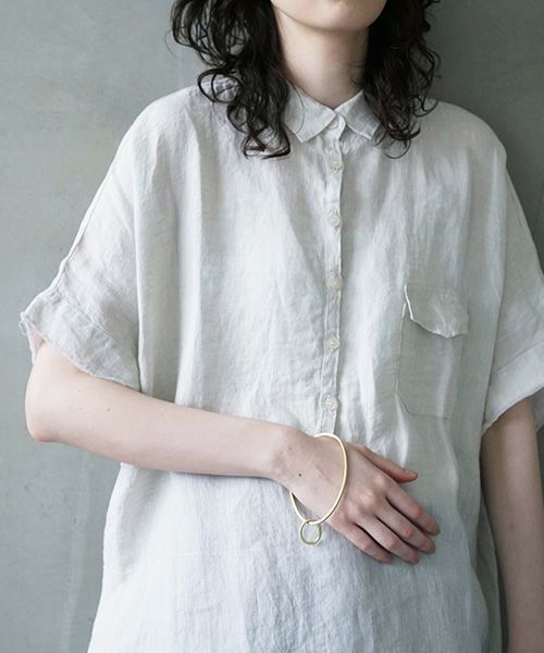 _Fot.フォート.round wire bangle _egg [1401a_b/brass]