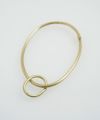 _Fot.フォート.round wire bangle _egg [1401a_b/brass]