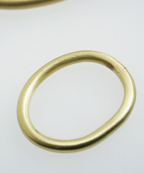 _Fot.フォート.round wire bangle _egg [1401a_b/brass]