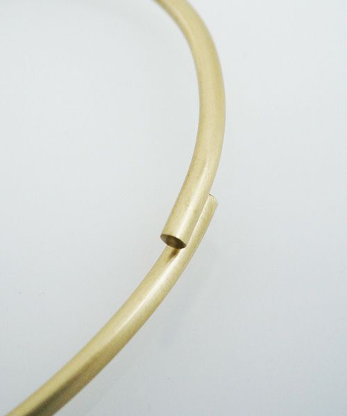 _Fot.フォート.round wire bangle _egg [1401a_b/brass]