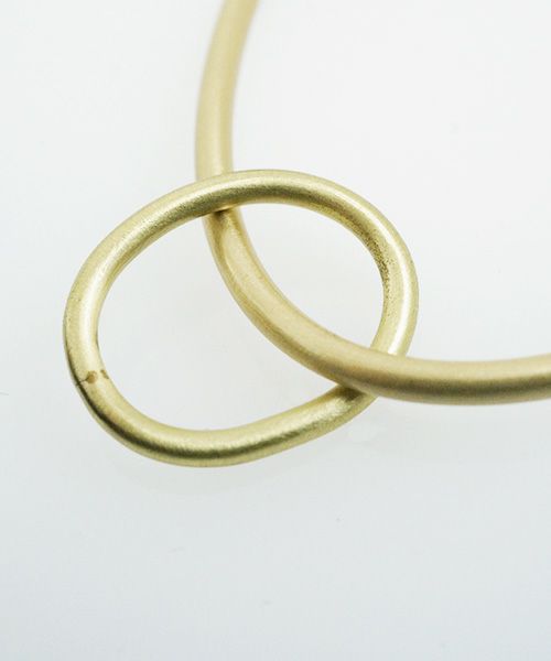 _Fot.フォート.round wire bangle _egg [1401a_b/brass]