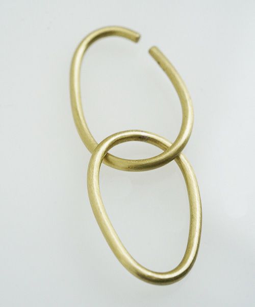 _Fot フォート round wire earring L_egg (Ear cuff) [1403a_cl/brass] _Fot 通販 _Fot 店舗 _Fot 公式