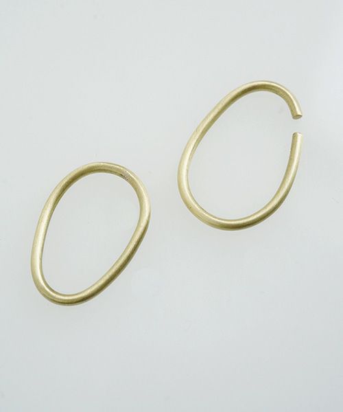 _Fot フォート round wire earring L_egg (Ear cuff) [1403a_cl/brass] _Fot 通販 _Fot 店舗 _Fot 公式