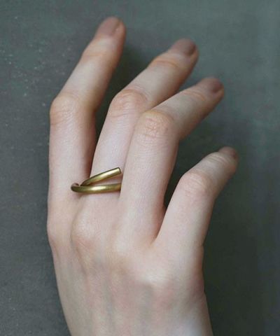 _Fot.フォート.round wire ring_single [1105a_s/brass]