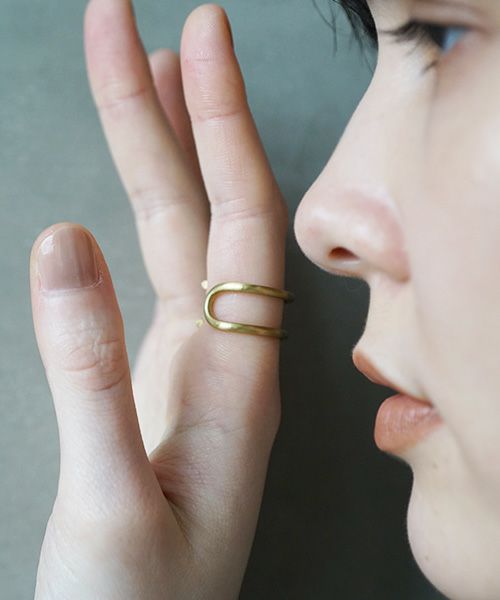 _Fot.フォート.round wire ring_double [1106a_d/brass]