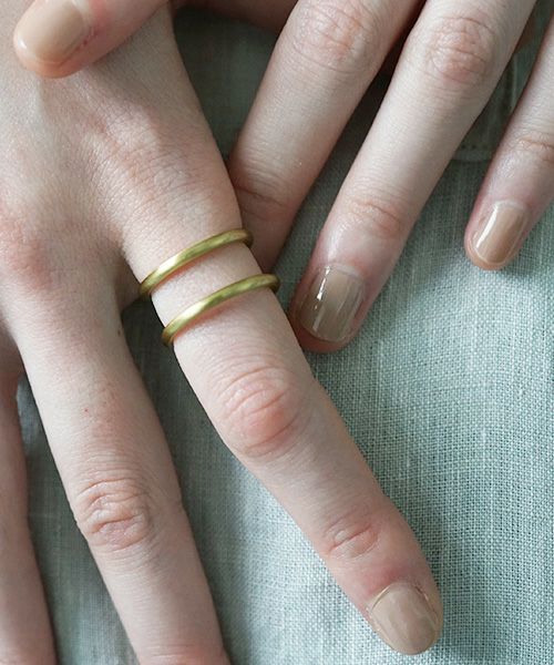 _Fot.フォート.round wire ring_double [1106a_d/brass]