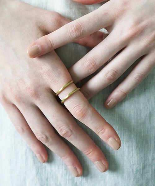 _Fot.フォート.round wire ring_double [1106a_d/brass]