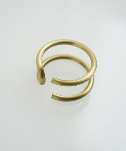 _Fot フォート round wire ring_double [1106a_d/brass] _Fot 通販 _Fot 店舗 _Fot 公式