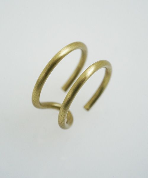 _Fot フォート round wire ring_double [1106a_d/brass] _Fot 通販 _Fot 店舗 _Fot 公式