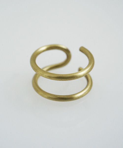 _Fot フォート round wire ring_double [1106a_d/brass] _Fot 通販 _Fot 店舗 _Fot 公式