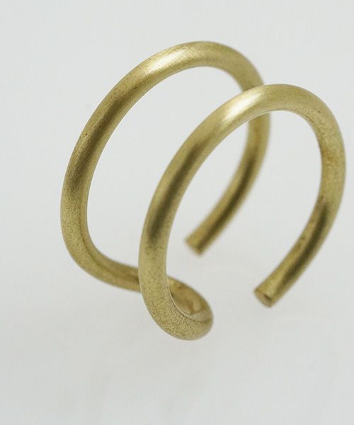 _Fot フォート round wire ring_double [1106a_d/brass] _Fot 通販 _Fot 店舗 _Fot 公式