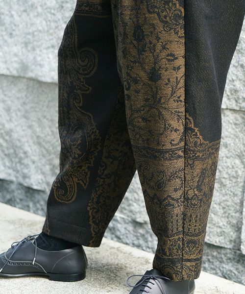 メンズYANTOR Paisley Jacquard Wool Himo Pants - その他