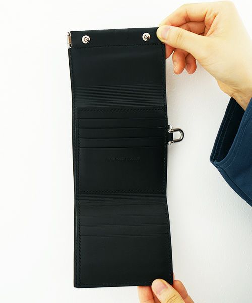 EDROBERTJUDSON.エドロバートジャドソン.shackle bifold wallet [B01XWL-65/05/black]