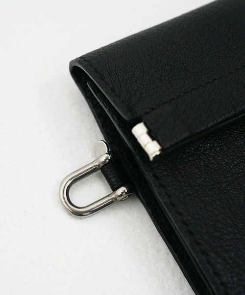 EDROBERTJUDSON.エドロバートジャドソン.shackle bifold wallet [B01XWL-65/05/black]