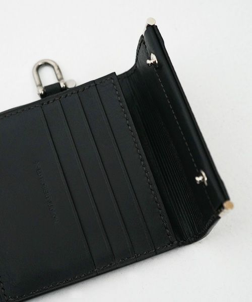 EDROBERTJUDSON.エドロバートジャドソン.shackle bifold wallet [B01XWL-65/05/black]