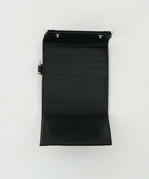 EDROBERTJUDSON.エドロバートジャドソン.shackle bifold wallet [B01XWL-65/05/black]