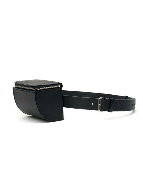 EDROBERTJUDSON.エドロバートジャドソン.box stitch belted wallet [BUCKS/B01XWL-69/05/black]