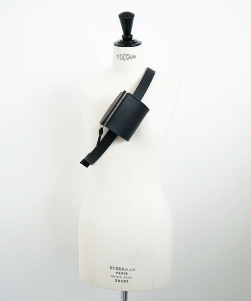 EDROBERTJUDSON.エドロバートジャドソン.box stitch belted wallet [BUCKS/B01XWL-69/05/black]