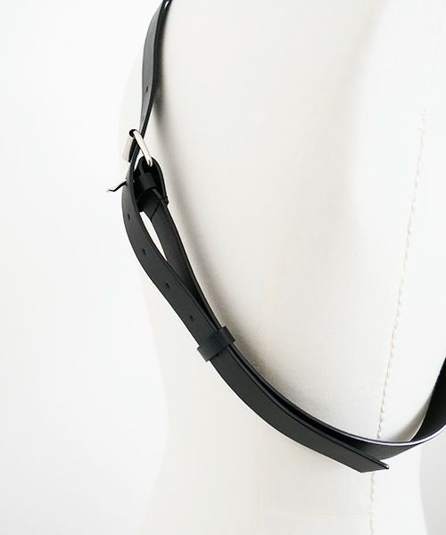 EDROBERTJUDSON.エドロバートジャドソン.box stitch belted wallet [BUCKS/B01XWL-69/05/black]