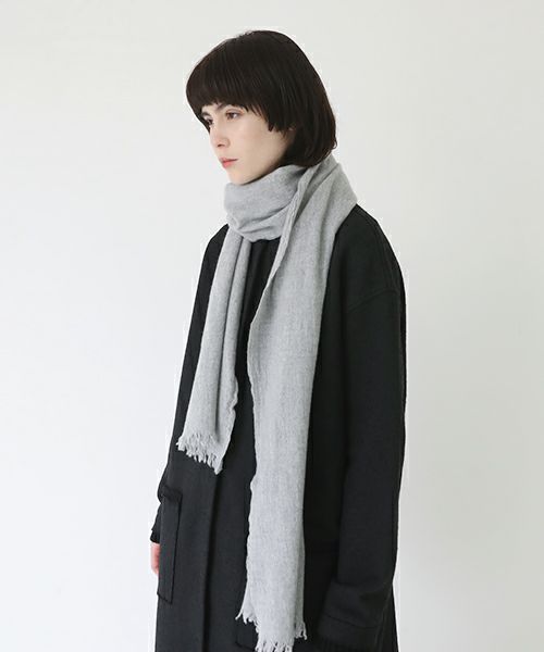 private 02 04 .プライベート 02 04.stole  [W-1615-2  18-o heather gray]