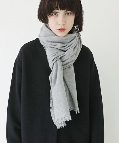 private 02 04 .プライベート 02 04.stole  [W-1615-2  18-o heather gray]