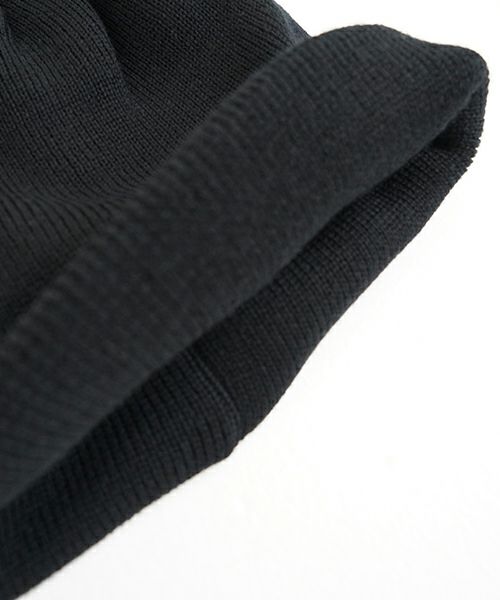 YOKO SAKAMOTO.ヨーコサカモト.KNIT BIG WATCH CAP [BLACK] YS - KNIT - CAP