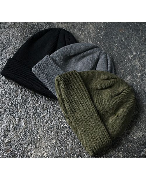 YOKO SAKAMOTO.ヨーコサカモト.KNIT BIG WATCH CAP [BLACK] YS - KNIT - CAP