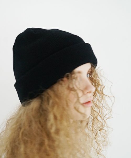 YOKO SAKAMOTO.ヨーコサカモト.KNIT BIG WATCH CAP [BLACK] YS - KNIT - CAP