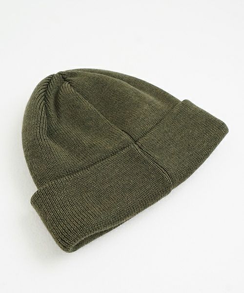 YOKO SAKAMOTO.ヨーコサカモト.KNIT BIG WATCH CAP [HEATHER OLIVE] YS - KNIT - CAP