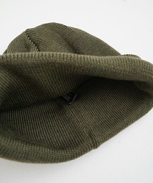 YOKO SAKAMOTO.ヨーコサカモト.KNIT BIG WATCH CAP [HEATHER OLIVE] YS - KNIT - CAP