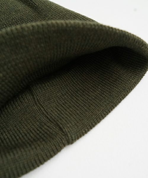 YOKO SAKAMOTO.ヨーコサカモト.KNIT BIG WATCH CAP [HEATHER OLIVE] YS - KNIT - CAP