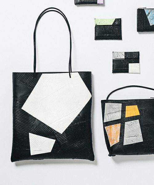 KAGARI YUSUKE.TOTO BAG ブラックカラーペイント W17-01 BK