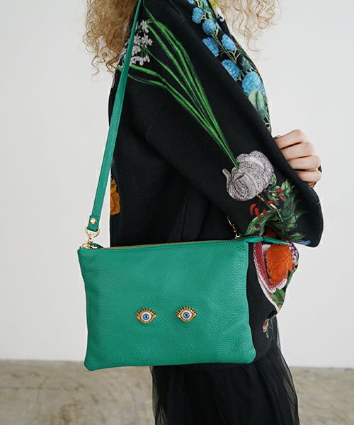 AHCAHCUM あちゃちゅむ お目目のバッグ[green] 