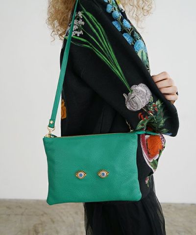 AHCAHCUM.あちゃちゅむ.お目目のバッグ[green]